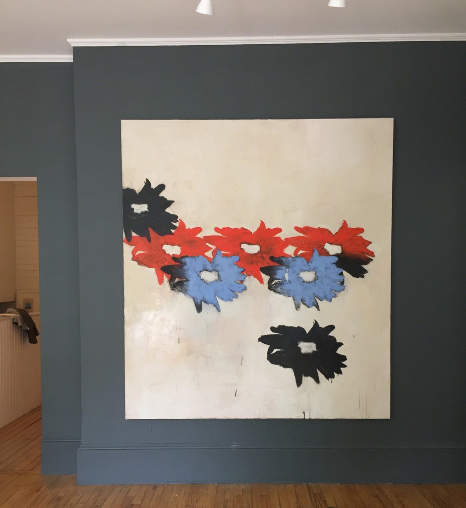 Kathy Moss, Vermillion Blue, oil on canvas Kathy Moss, Vermillion Blue, oil on canvas