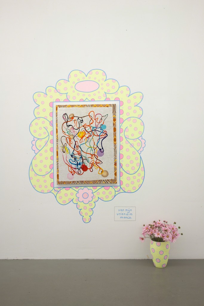 Installation view Maria Roosen & Lily van der Stokker - Best Mooi, 2014 at Galerie Fons Welters. Installation view Maria Roosen & Lily van der Stokker - Best Mooi, 2014 at Galerie Fons Welters.