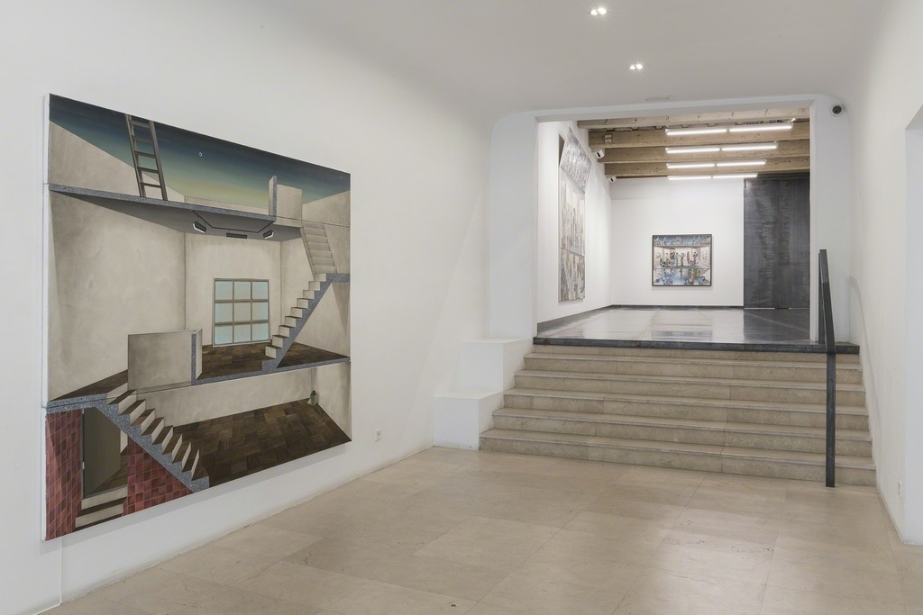 Exhibition view, Gino Rubert "The place to be or not to be", galeria SENDA, May 2019. Exhibition view, Gino Rubert "The place to be or not to be", galeria SENDA, May 2019.