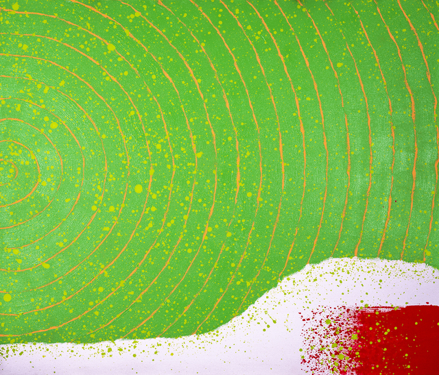 Hsiao Chin 蕭勤, ‘To Eternal Garden-7’, 1995, Painting, Acrylic on canvas, Double Square Gallery