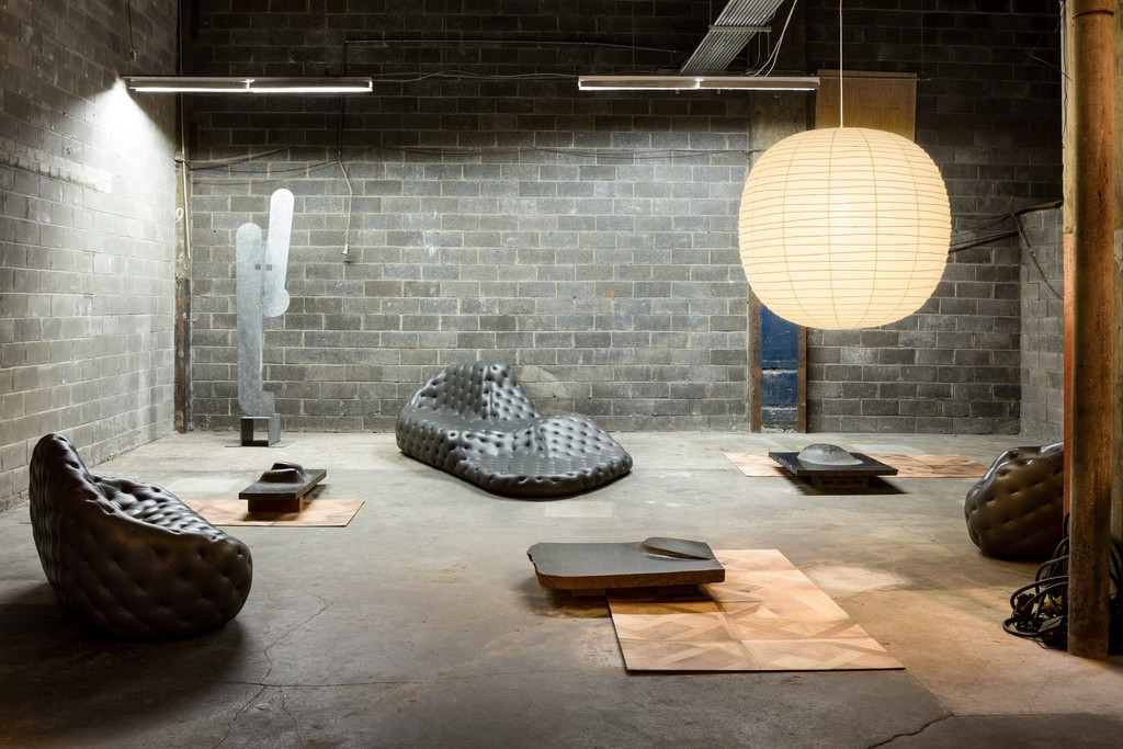 ‘Waiting Room: Noguchi/Stadler,’ Collective Design Fair, May 3–7, 2017, New York City. Courtesy Robert Stadler / Carpenters Workshop Gallery and Collection of The Isamu Noguchi Foundation and Garden Museum / Artists Rights Society (ARS). Photo: Nicholas Knight. ‘Waiting Room: Noguchi/Stadler,’ Collective Design Fair, May 3–7, 2017, New York City. Courtesy Robert Stadler / Carpenters Workshop Gallery and Collection of The Isamu Noguchi Foundation and Garden Museum / Artists Rights Society (ARS). Photo: Nicholas Knight.