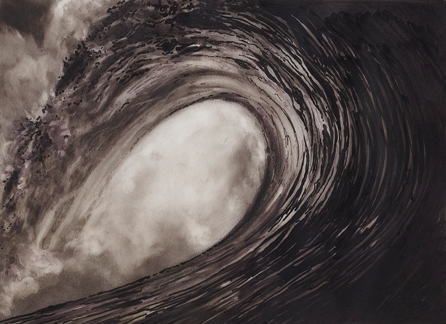 Robert Longo, ‘Untitled Study (Pipeline, Hawaii, 2000)’, 2000, Phillips