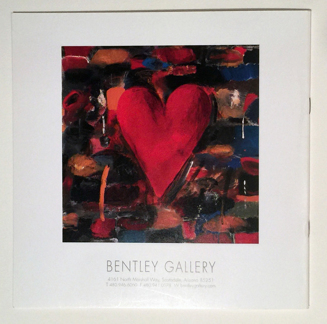 Jim Dine, ‘Jim Dine Signed Art Catalog, Bentley Gallery Hearts, Free US Shipping’, 2001, David Lawrence Gallery