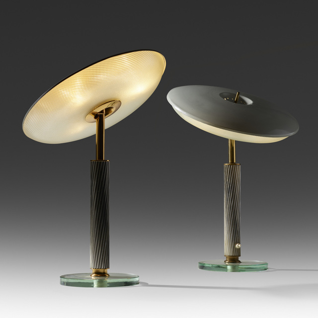 Pietro Chiesa, ‘table lamps, pair’, c. 1940, Rago/Wright