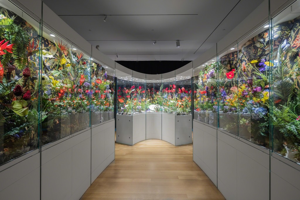 Installation View of … buried again to carry on growing … A POV by Ebony G. Patterson at the Museum of Arts and Design.
Photo: Butcher Walsh © Museum of Arts and Design Installation View of … buried again to carry on growing … A POV by Ebony G. Patterson at the Museum of Arts and Design.
Photo: Butcher Walsh © Museum of Arts and Design