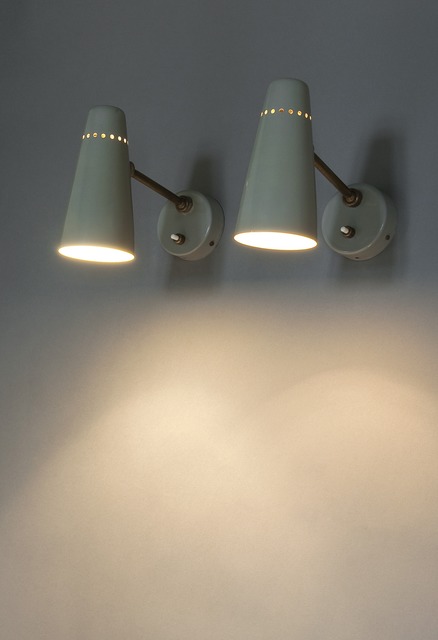 Pierre Guariche, ‘Pair of sconces G14 Edition Pierre Disderot ’, 1950, Galerie Pascal Cuisinier