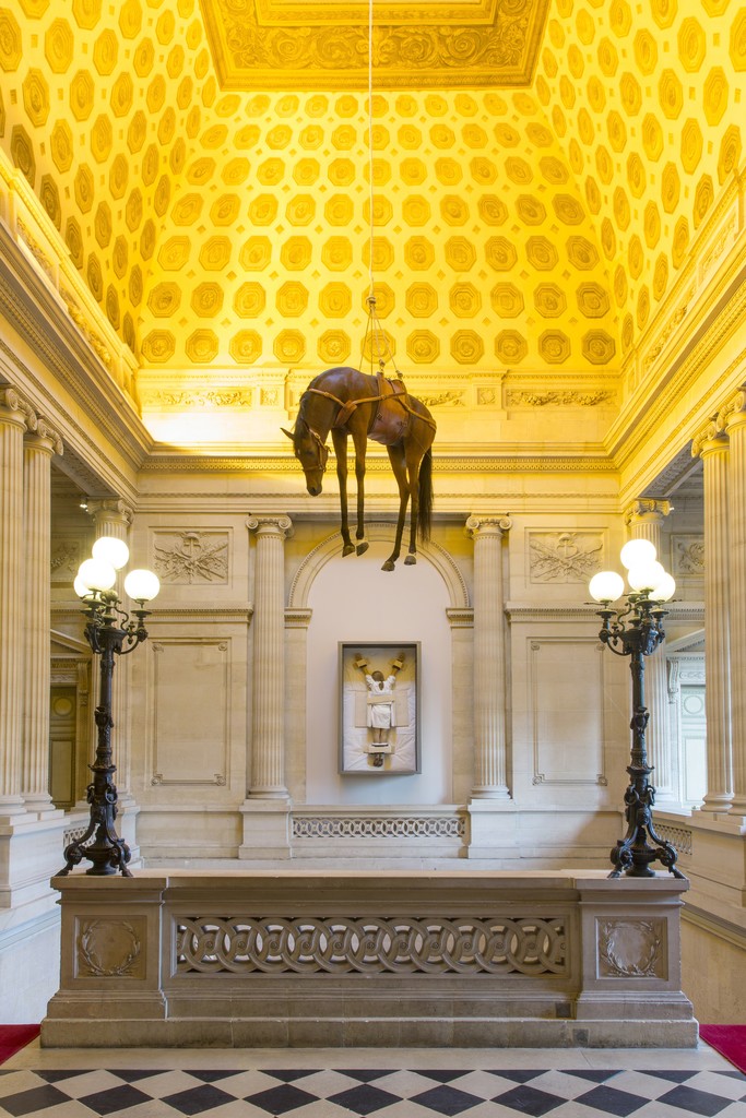 Maurizio Cattelan, Novecento, 1997. Photo : Zeno Zotti. Installation view of Maurizio Cattelan, Not Afraid of Love at Monnaie de Paris, from 21 Oct 2016 to 8 Jan 2017
Maurizio Cattelan, Novecento, 1997. Photo : Zeno Zotti. Installation view of Maurizio Cattelan, Not Afraid of Love at Monnaie de Paris, from 21 Oct 2016 to 8 Jan 2017