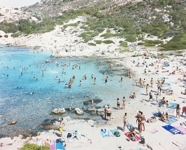 Massimo Vitali, ‘Cala Corsara Clavarino’, 2013, Photography, Chromogenic print with Diasec mount and wooden frame, Ronchini Gallery