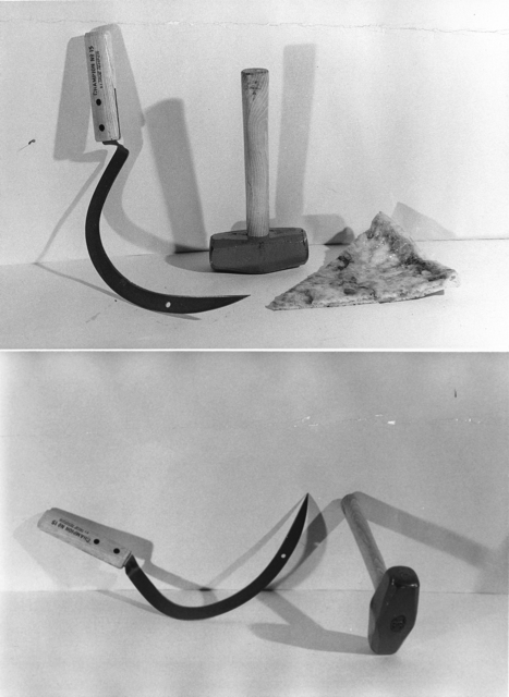 Andy Warhol, ‘Hammer and Sickle’, ca. 1976, Photography, Two unique gelatin silver prints, Christie's Warhol Sale