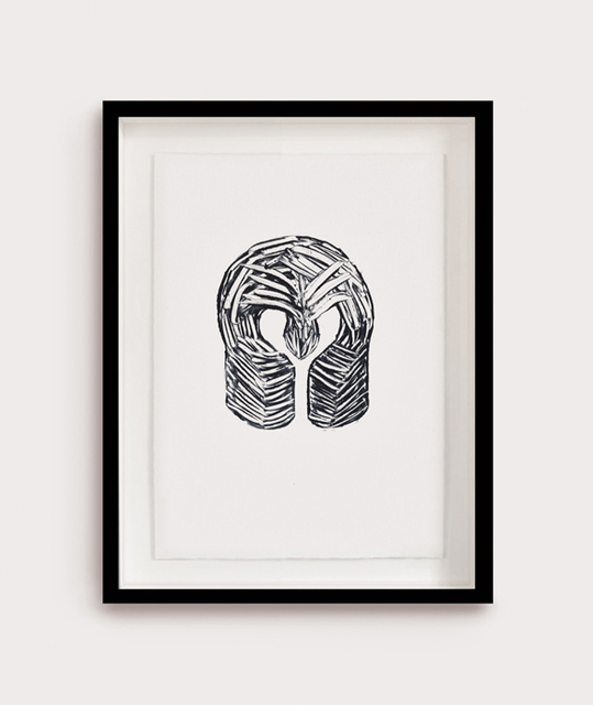 Henry Hussey, ‘Warrior’, 2019, Painting, Oil-Based Monotype on Paper, Anima Mundi