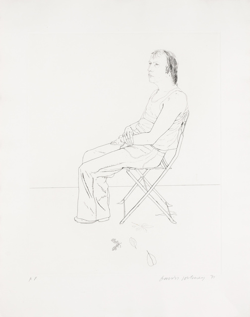 David Hockney, ‘MO WITH FIVE LEAVES (SCOTTISH ARTS COUNCIL 125)’, 1971, Doyle