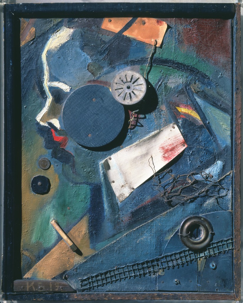 Kurt Schwitters Merzbild 1A. The mental doctor. (1919