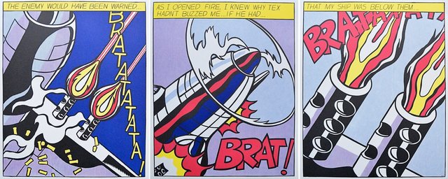 Roy Lichtenstein, ‘As I opened Fire’, 1960-1970, Print, Lithograph, ARTEDIO