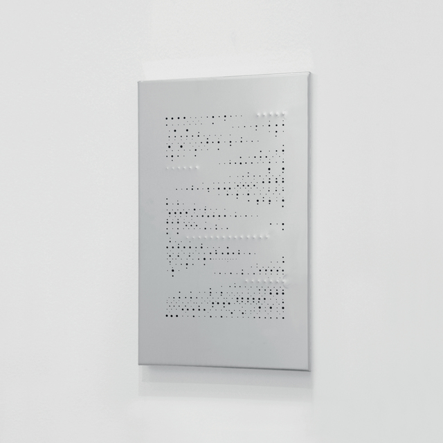 Riccardo De Marchi, ‘Pagina’, 2016, Mixed Media, Stainless steel mirror, holes and relief, A arte Invernizzi