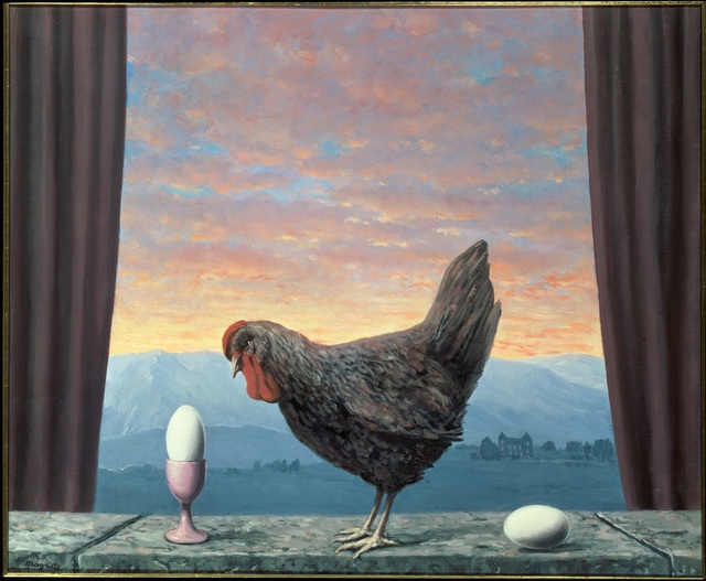 René Magritte, ‘Variante de la tristesse’, 1957, Painting, Oil on canvas, Centre Pompidou
