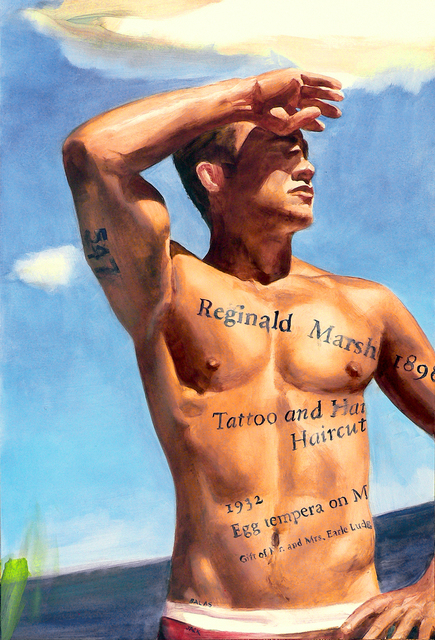 Jack Balas, ‘Reginald Marsh: Tattoo and a Haircut (#547)’, 2011, ClampArt