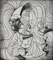 George Condo - The Insane Clown | 瘋狂的小丑