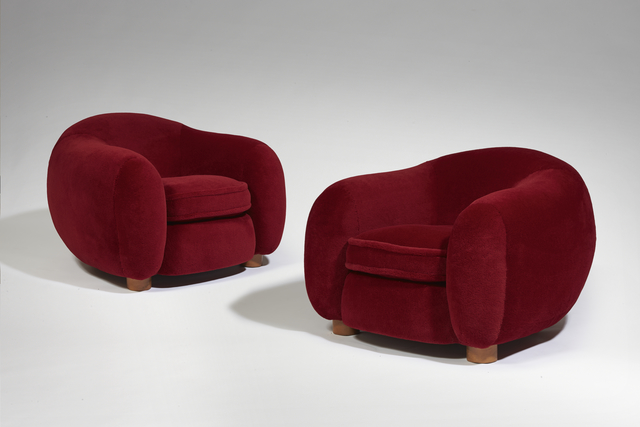 Jean Royère, ‘Pair of "Ours Polaire" armchairs’, 1952, Galerie Chastel-Maréchal