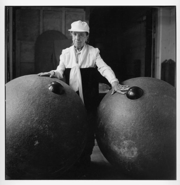 Jean-François Jaussaud, ‘Louise Bourgeois, Brooklyn, 1995 Nos Amis Photographic Print’, France-1995, Photography, Gelatin silver print on Baryté paper, with a reclaimed wormy chestnut frame, Maison Gerard
