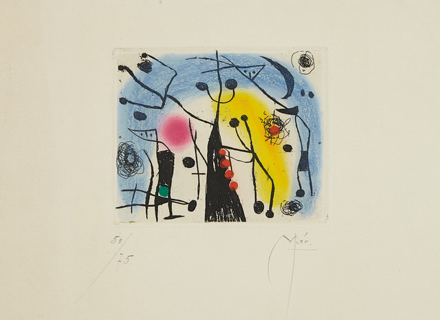 Joan Miró, ‘Les magdaléniens (The Magdalenians)’, 1958, Phillips