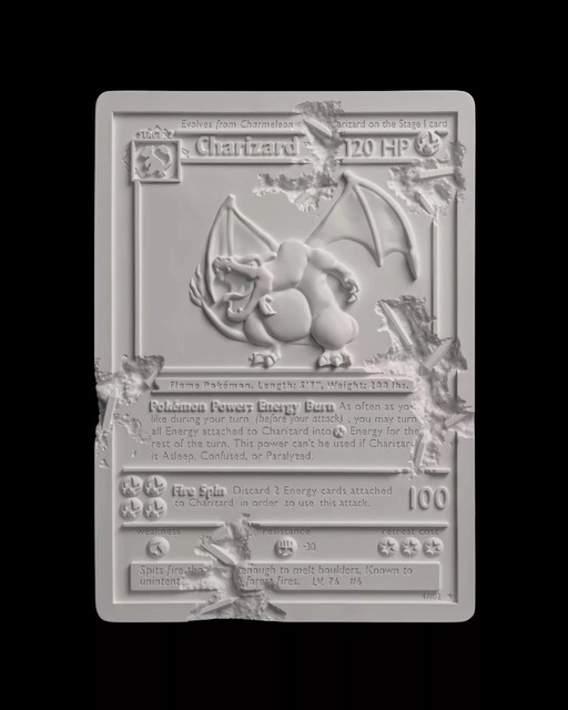 Daniel Arsham Crystalized Charizard Card Available For Sale Artsy
