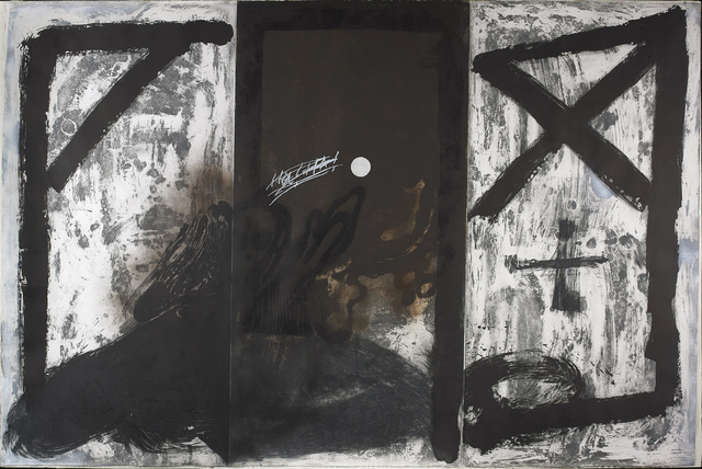 Antoni Tàpies, ‘Triptych’, 1989, Vallarino Fine Art