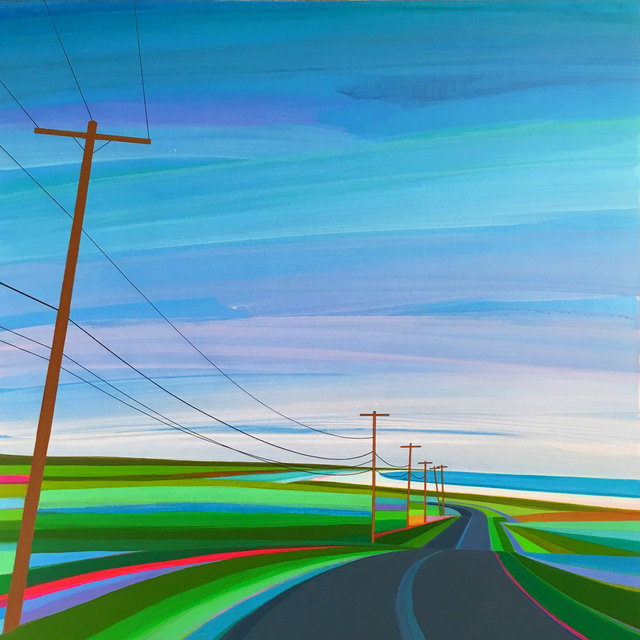Grant Haffner, ‘Sunrise on Old Montauk Highway’, 2018, Roman Fine Art