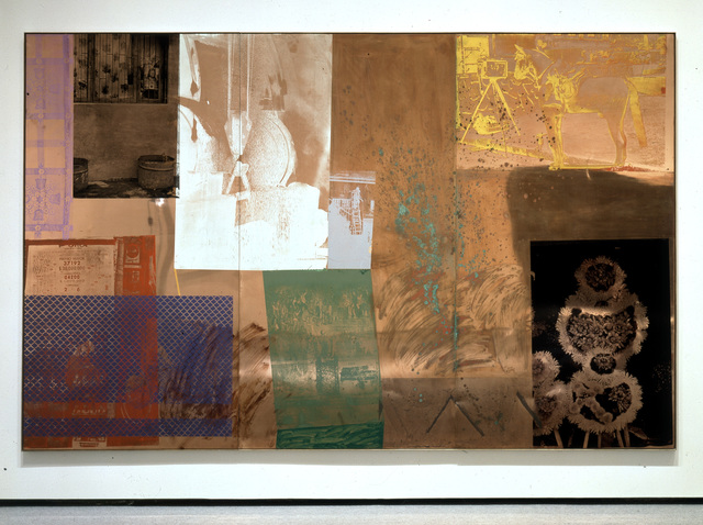 Robert Rauschenberg, ‘Copperhead Grande / ROCI CHILE’, 1985, Academy Art Museum
