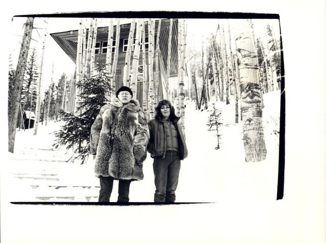 Andy Warhol, ‘Andy Warhol, Photograph with Catherine Guinness, 1980s’, 1980s, Hedges Projects