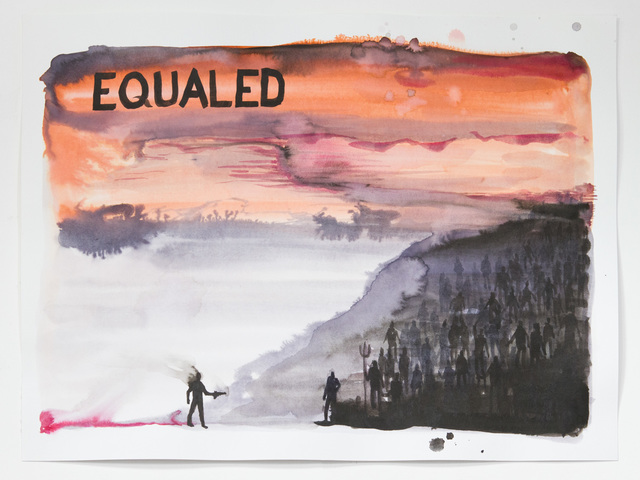 Senon Williams, ‘Equaled’, 2016, Painting, Watercolor, Capsule Gallery