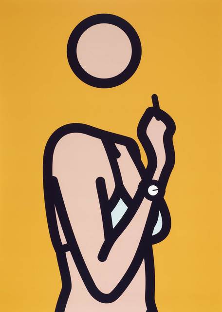 Julian Opie, ‘Ruth with Cigarette 3’, 2005 -2006, Print, Lambda print in colour, Gallery Red
