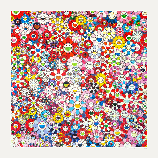 Takashi Murakami, ‘Shangri-la Shangri-la Shangri-la Pink Silkscreen’, 2017, Kumi Contemporary / Verso Contemporary