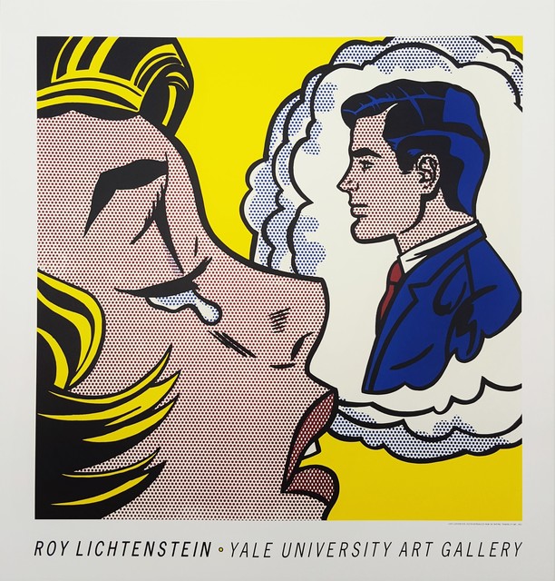 Roy Lichtenstein, ‘Yale University Art Gallery (Thinking of Him)’, 1991, Posters, Offset-Lithograph Poster, Graves International Art