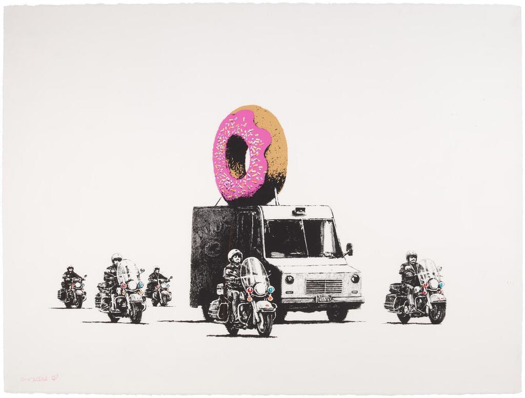 Banksy - Hand Finished Donuts (Strawberry)
