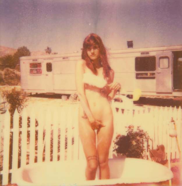 Stefanie Schneider, ‘The Girl II (The Girl behind the White Picket Fence)’, 2011, Photography, Analog C-Print, hand-printed by the artist on Fuji Crystal Archive Paper, based on a Polaroid, not mounted, Instantdreams