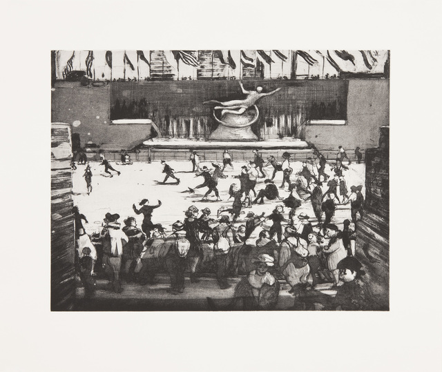 Bill Jacklin, ‘Promenade, Rockefeller Skaters’, 2012, Marlborough
