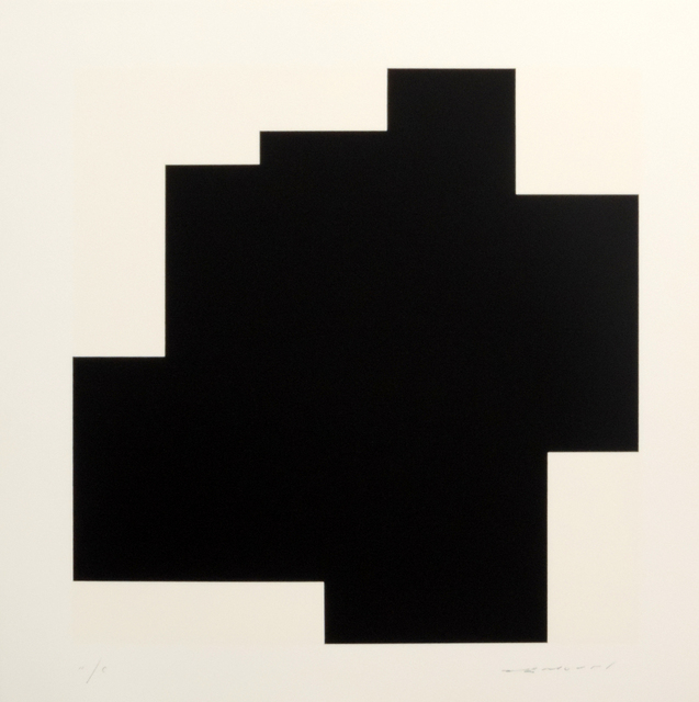 Aurelie Nemours, ‘Structure du Silence I’, 1989, Print, Serigraphie H-C, Galerie La Ligne