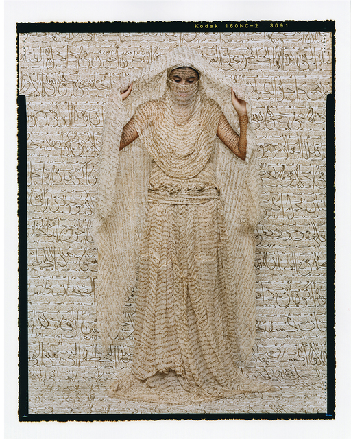 Lalla Essaydi, ‘Les Femmes du Maroc: Moorish Woman’, 2008, Photography, Chromogenic print mounted to aluminum with a UV protective laminate, Sundaram Tagore Gallery