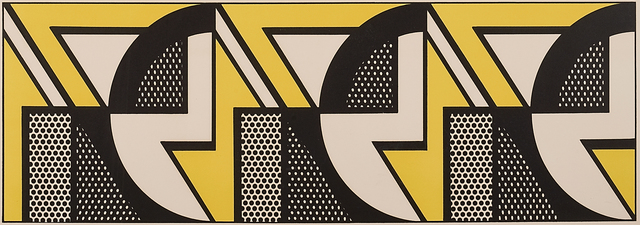 Roy Lichtenstein, ‘Repeated Design’, 1969, Print, Lithograph in colors on Arches paper (framed), Rago/Wright