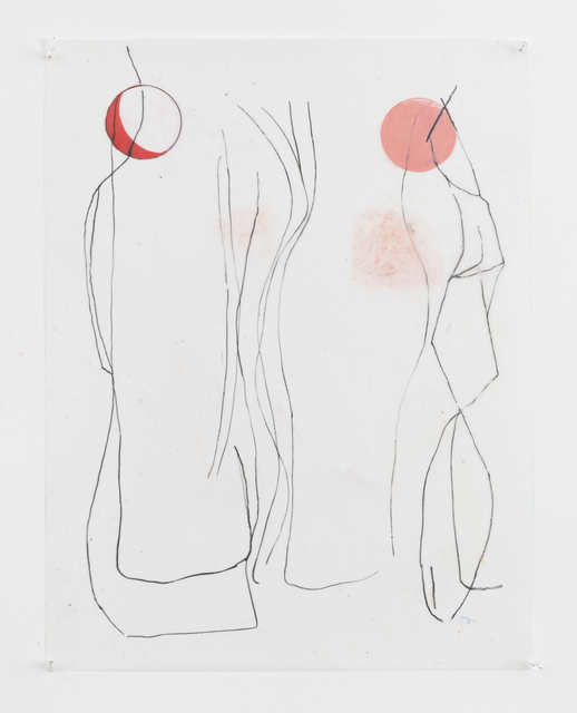 Vicki Sher, ‘Moonwalkers’, 2018, Painting, Oil pastel and pencil on drafting film, FROSCH&CO