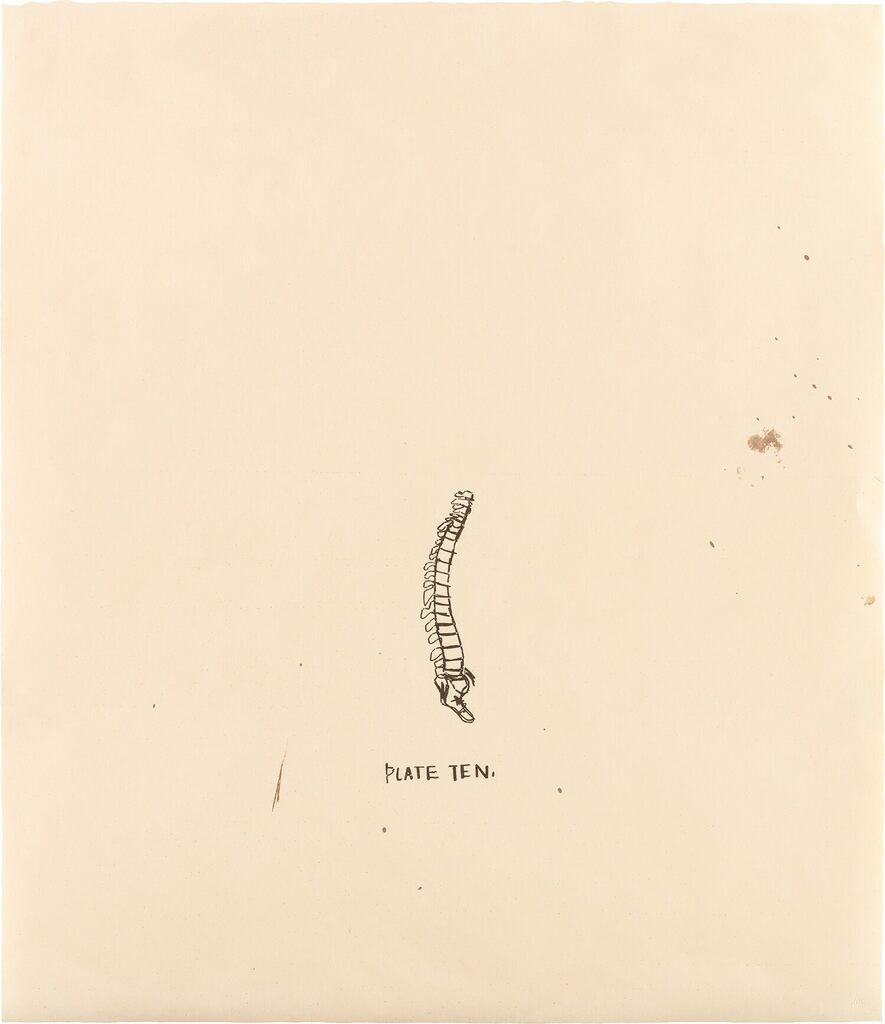 Jean-Michel Basquiat - Untitled (Plate Ten), from Untitled: from Leonardo