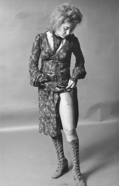 VALIE EXPORT, ‘Tattoo II’, 1972, Photography, Black and white photograph, Richard Saltoun