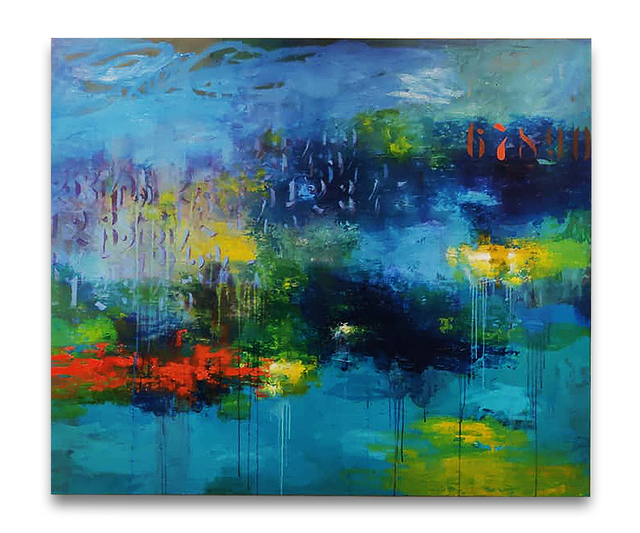 Fidel Rodriguez, ‘Just Like Water’, 2020, Painting, Oil on Canvas, ARTSPACE 8