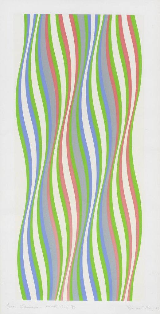 Bridget Riley - Green Dominance (Tommasini & Gubay 23)