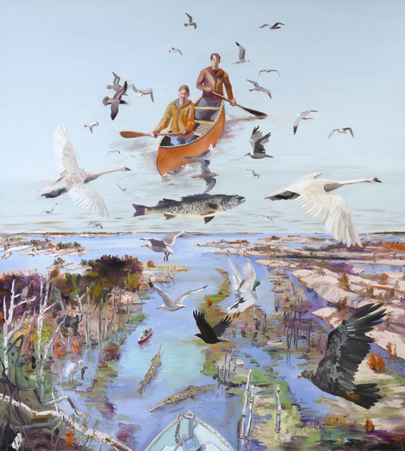 John Hartman, ‘High Water at the Big River’, 2020, Painting, Oil on linen, Nicholas Metivier Gallery