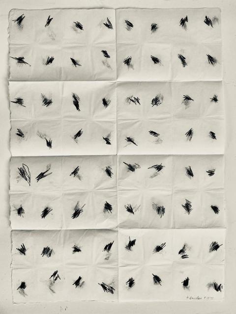 William Anastasi, ‘Pocket Drawing (May 15, 1997)’, 1997, Drawing, Collage or other Work on Paper, Pencil on gampi paper, Galeria Mascota