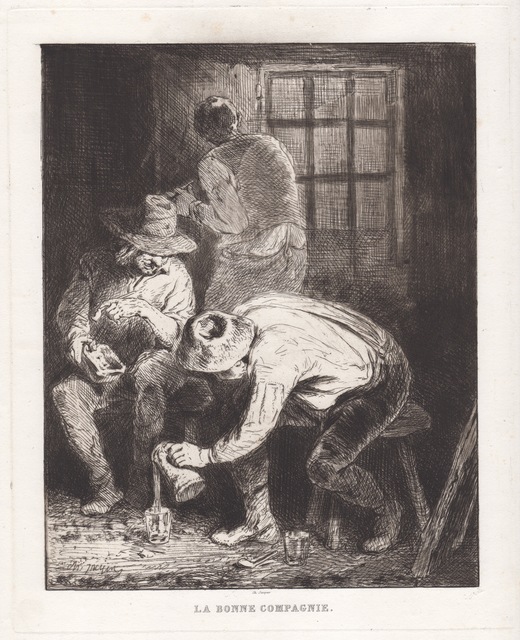 Jacques Charles, ‘La Bonne Compagnie’, 1850-1880, Hans den Hollander Prints