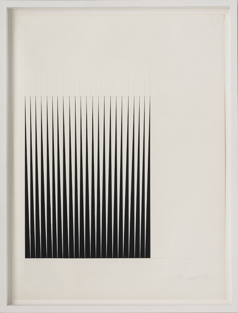Bridget Riley, ‘Study for Breathe’, 1966, Drawing, Collage or other Work on Paper, Ink on paper, Offer Waterman