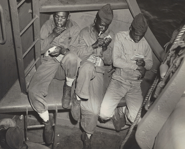Anonymous, ‘Three Black Marines (WWII US Navy), ’, ca. 1940, Elizabeth Houston Gallery