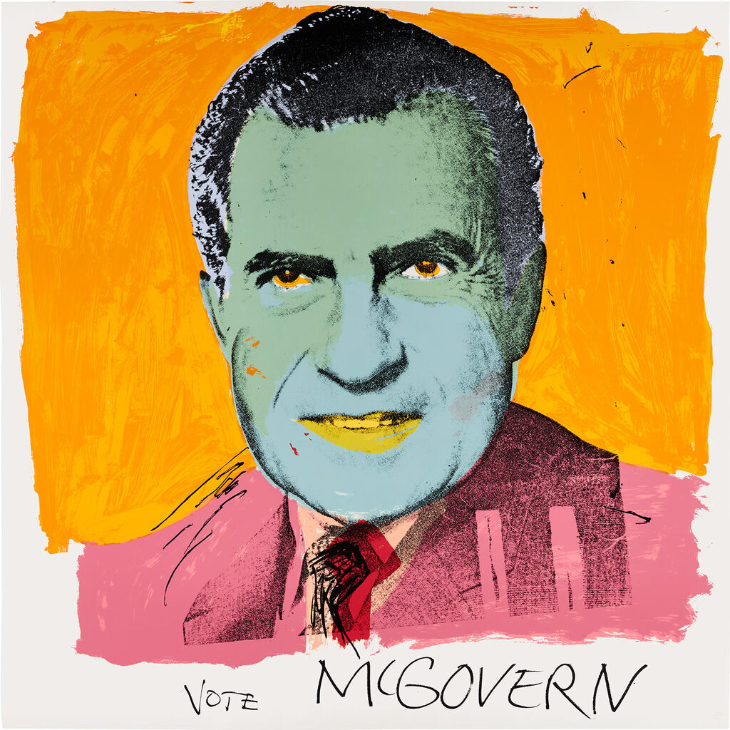 Andy Warhol - Vote McGovern (G. 396, F. & S. 84)